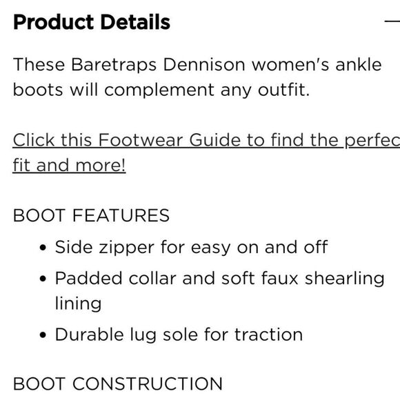 Baretraps Dennison Women's Ankle Boots size 8 M - Picture 7 of 9